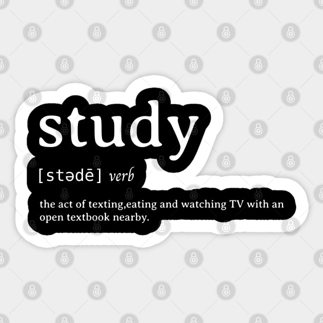 study Sticker by TEEFANART